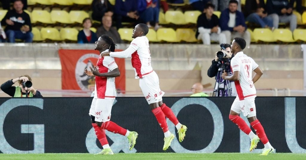 Mohammed Salisu célébrant son but à la 3e minute sur un centre de Ouattara.