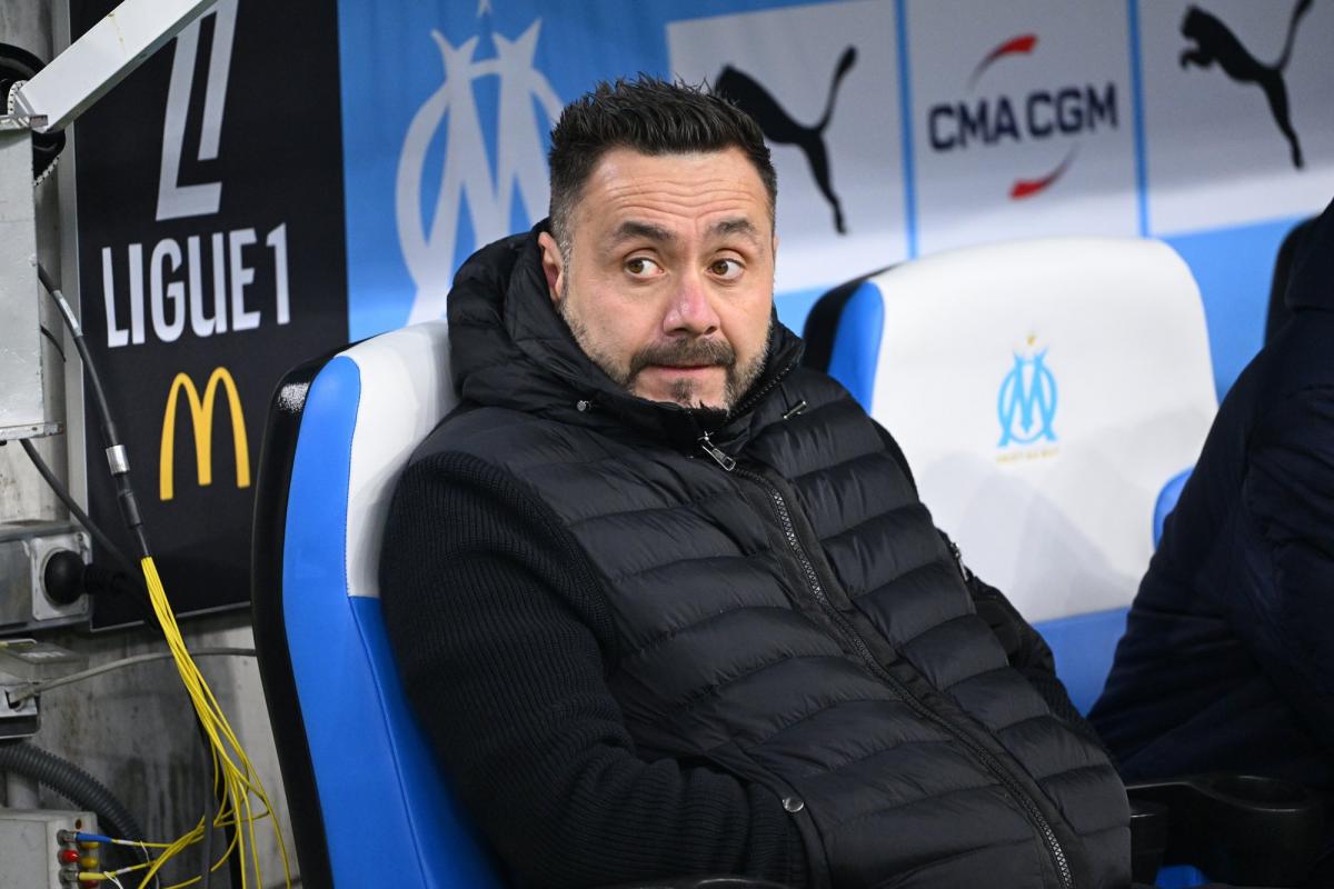 Roberto De Zerbi entraîneur de l'OM pour le mercato hivernal 2026.
