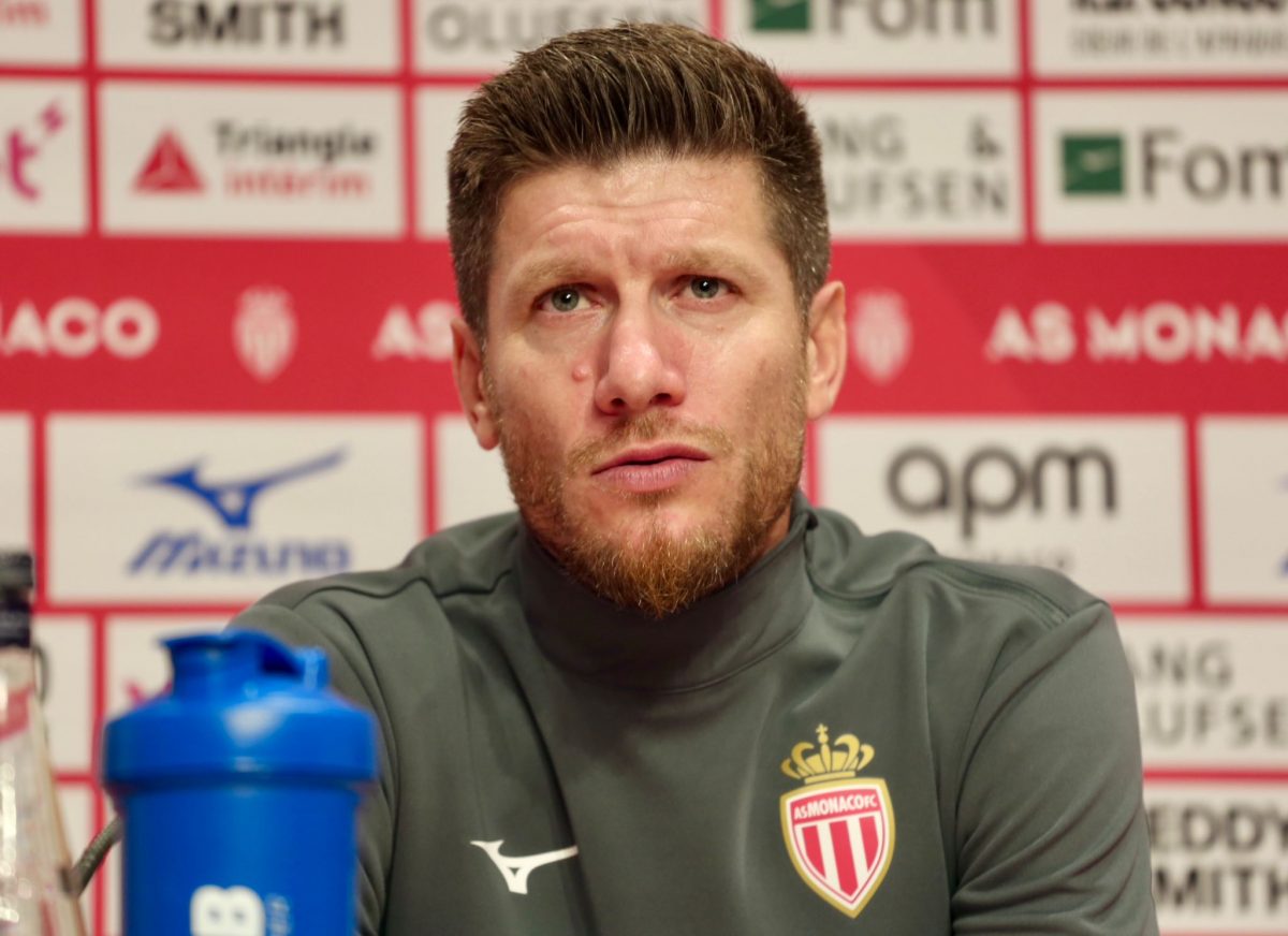 Sébastien Pocognoli entraîneur de l'AS Monaco lors de ce mercato hivernal 2026